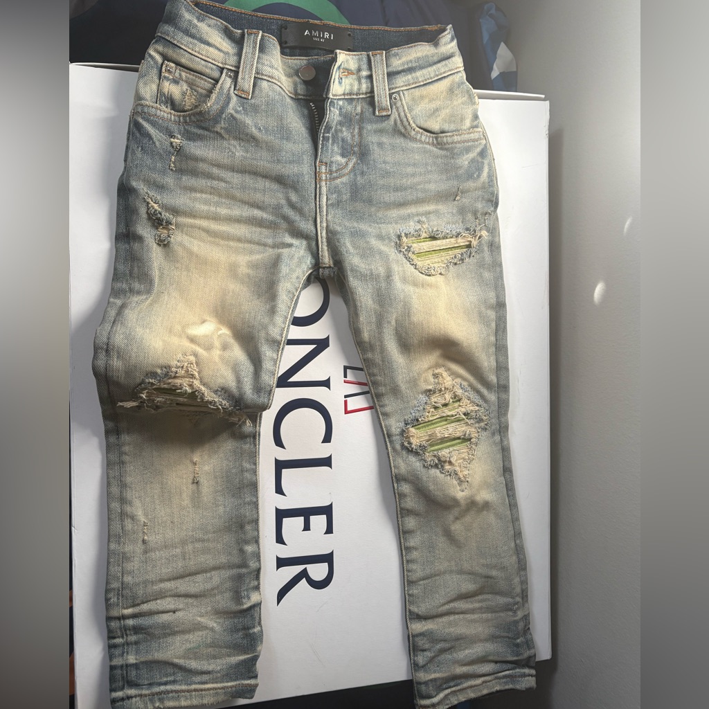 Size 4t Boy Amiri Jeans ! Real !!